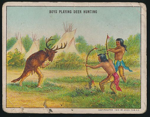 Boys Playing Deer Hunting
